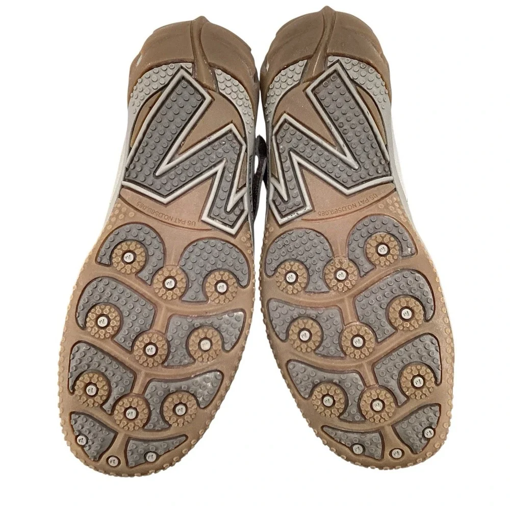 Merrell Circuit Taupe Print Mary Jane Suede Driving‎ Loafer Flats Shoe Womens 8